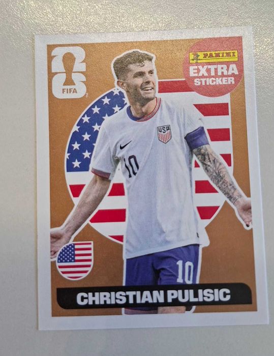 Fifa mundial 2026 panini Christian Pulisic Extra Sticker