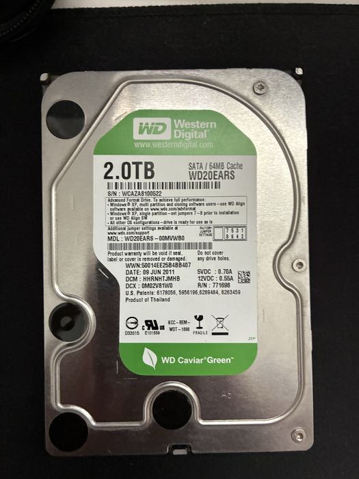 HDD 2tb WD Green