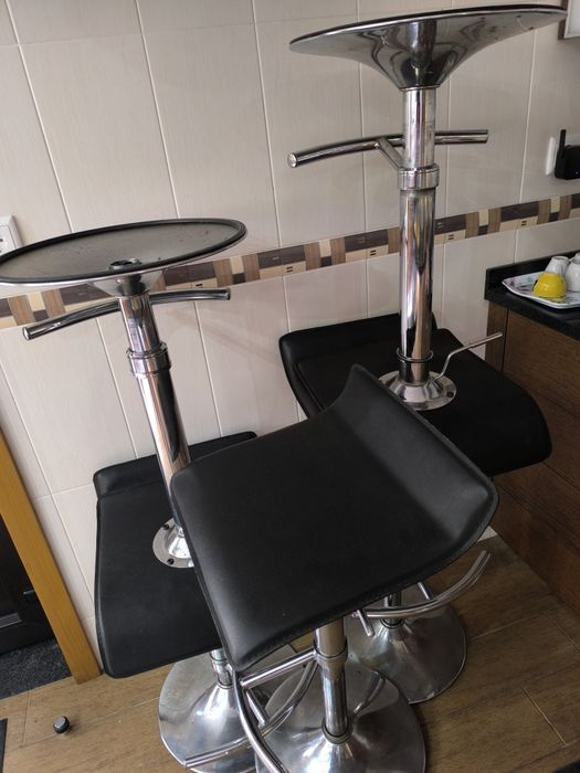 Banco de bar pele sintética