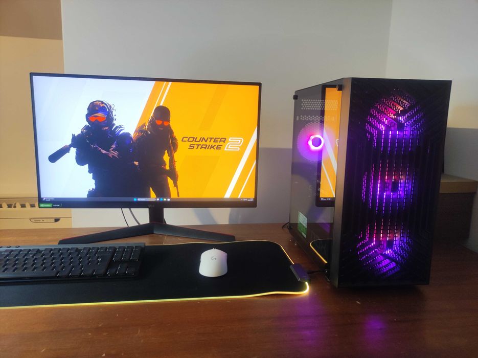 PC Gaming Ryzen 3200G • GTX 1650 • 16GB 2400MHz • 256GB SSD + 500GB HDD • ARGB