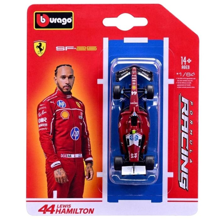 Formula (Without Helmet) - Ferrari Sf-25 blister,171x143 mm