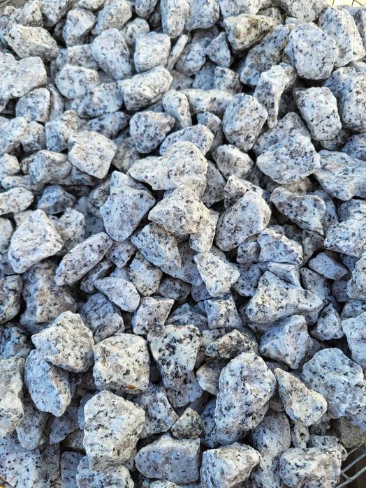 Granit Dalmatyńczyk grys granitowy Kamień ogrodowy rabaty opaski akwarium