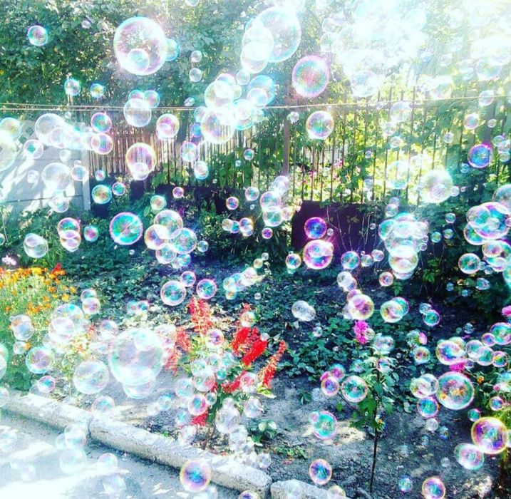 Спецефект мильні бульбашки