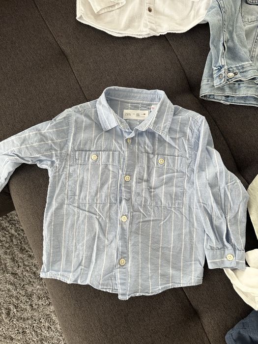 Сорочка zara 92 98 джинсова куртка zara футболка шорти zara