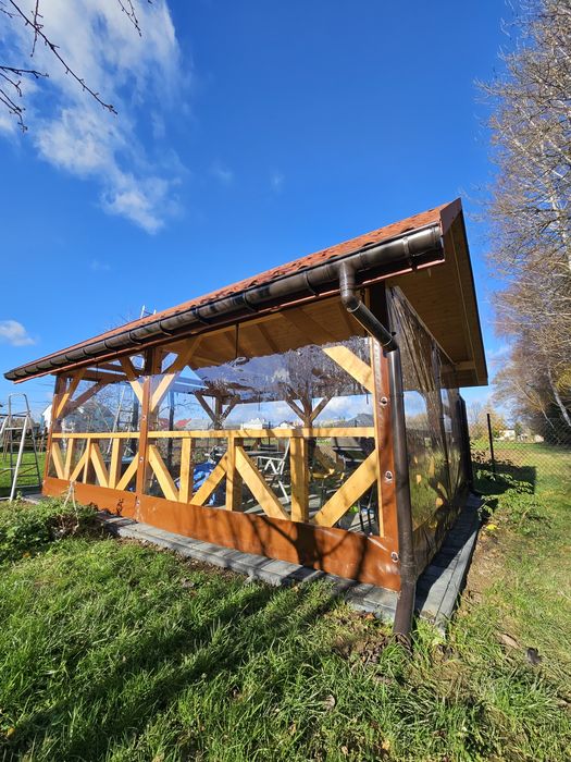 Plandeki na altanke altana taras osłony tarasowe plandeka na taras