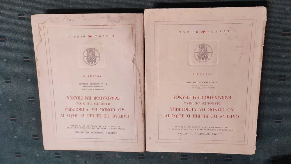 Cartas de El-Rei D. João IV ao Conde da Vidigueira - 2 Volumes