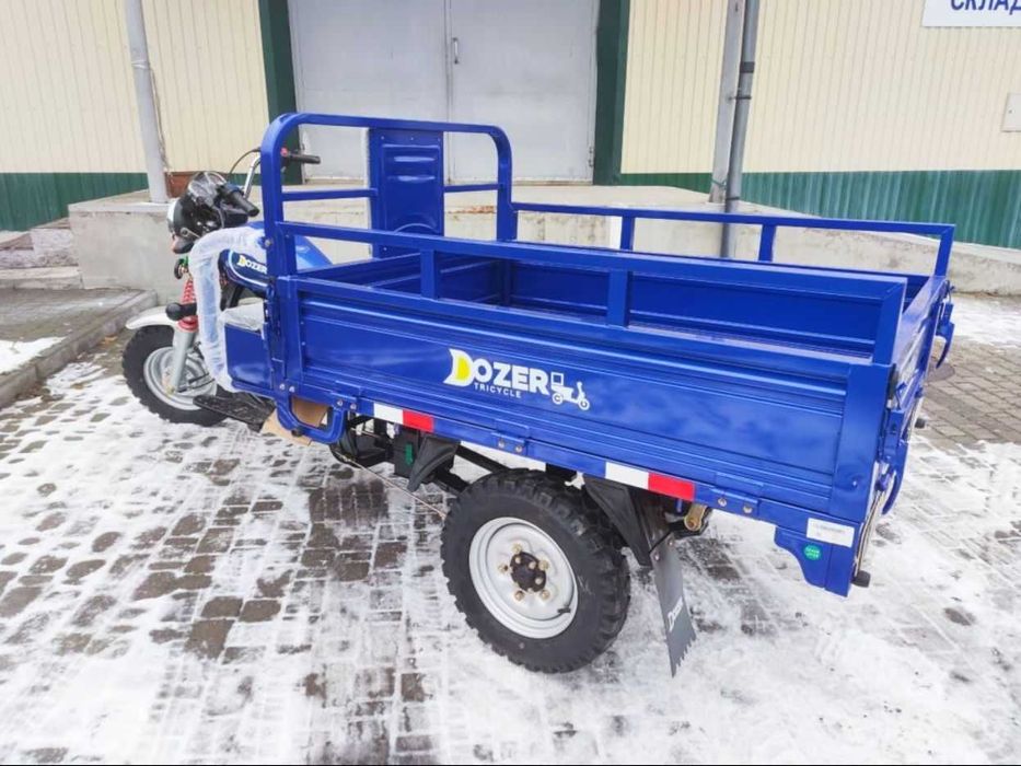 Трицикл бензиновий 200 куб Дозер вантажний муравей Dozer без передплат