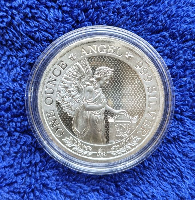 Срібна монета. 1 унція. 999 проба. 1 фунт. Острів св Єлени. 2021 рік.