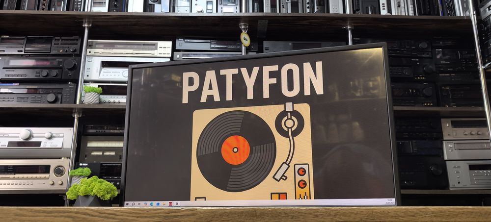 Монітор HannSpree hc 322 32'/ HDMI /DP//VGA /бж є