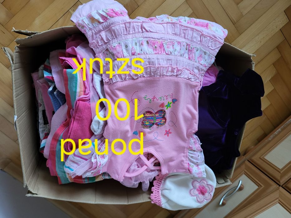 Ubranka na 3 lata + fotelik samoch