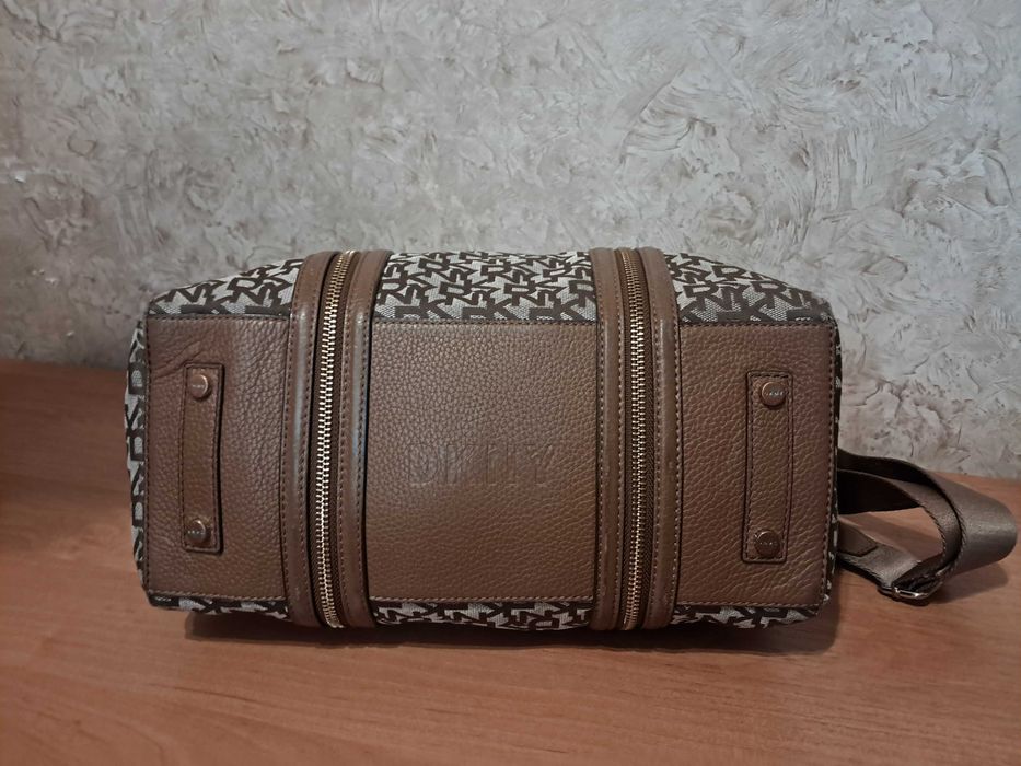 Сумка з текстилю та шкіри DKNY