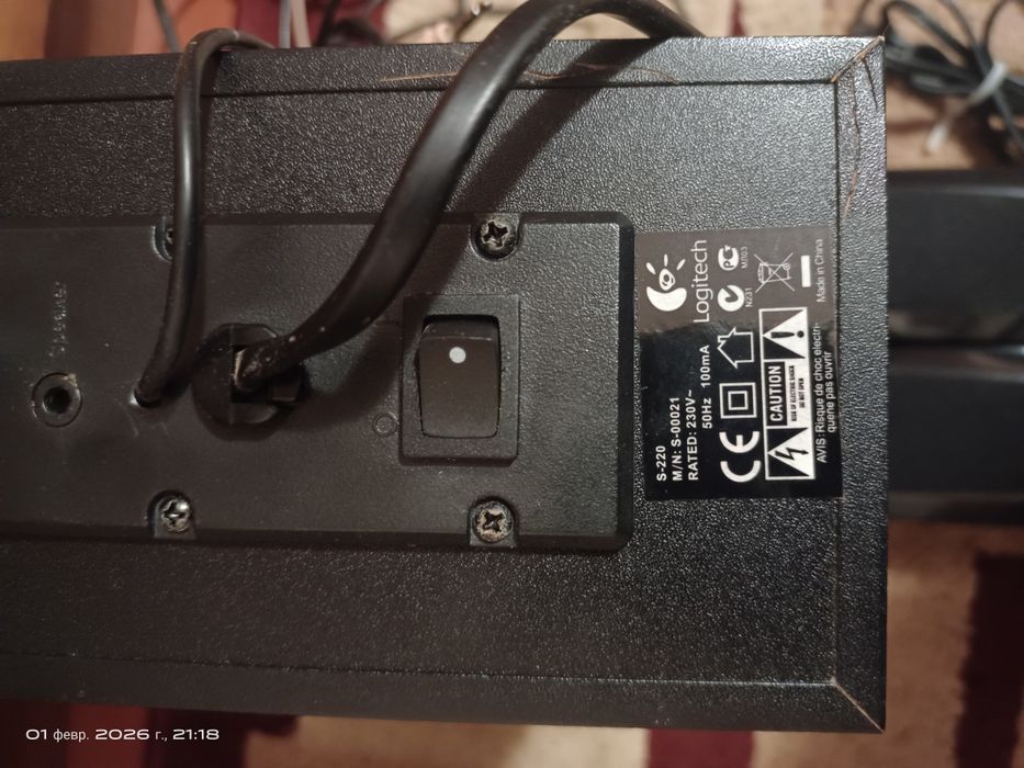 Колонки logitech s220
