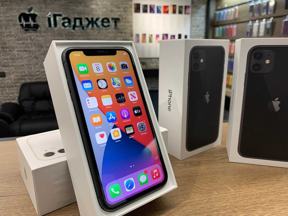 iPhone 11 128GB (Black) Neverlock. Кредит. Гарантія.