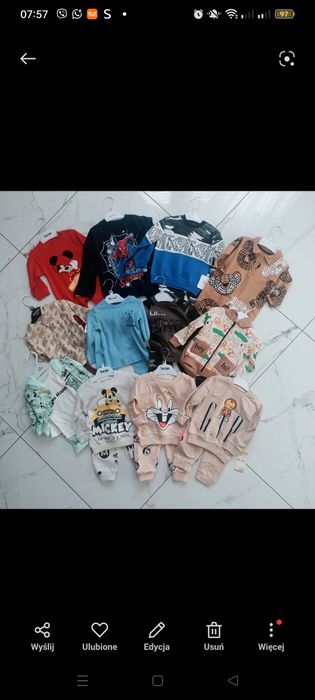 Komplet dresowy chłopięcy komplety 68-86