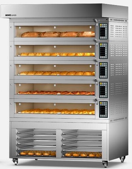 Хлібопіч Хлебопечь для пекарни Miwe  NEU c выездной тележкой