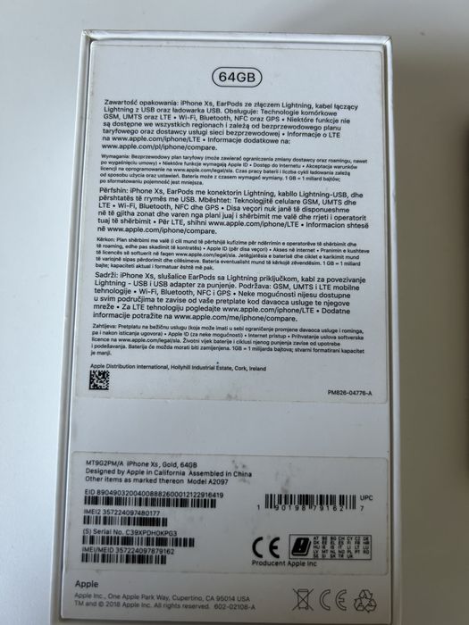 Iphone XS 64gb.
