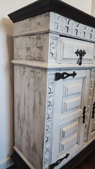 Aparador rústico pintado tinta Charcoal