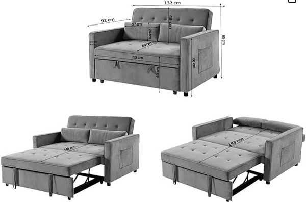 barato sofa cama novo envio gratis