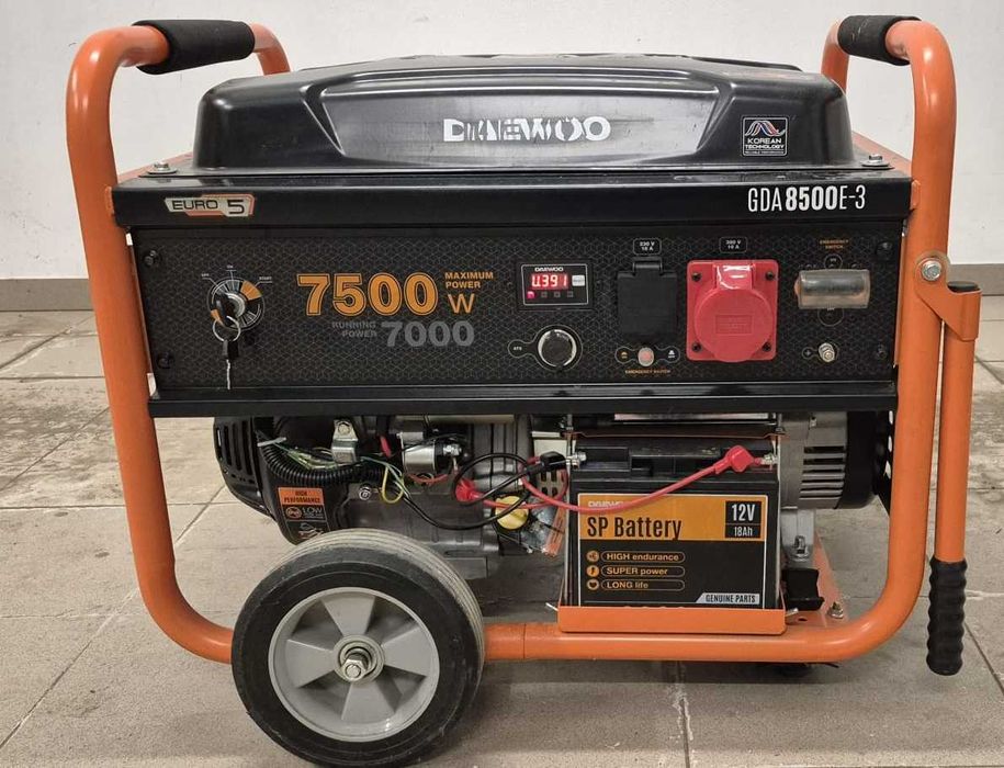 Agregat prądotwórczy DAEWOO GDA 8500E-3 7.5kW 18KM 400V