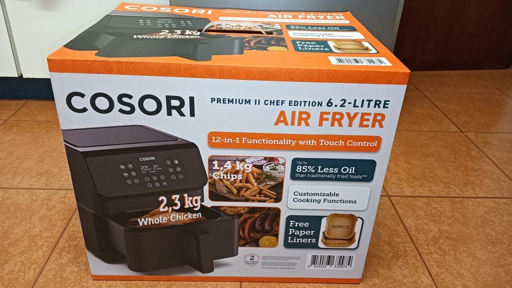 Air Fryer Cosori 6,2 L NOVA, NUNCA USADA