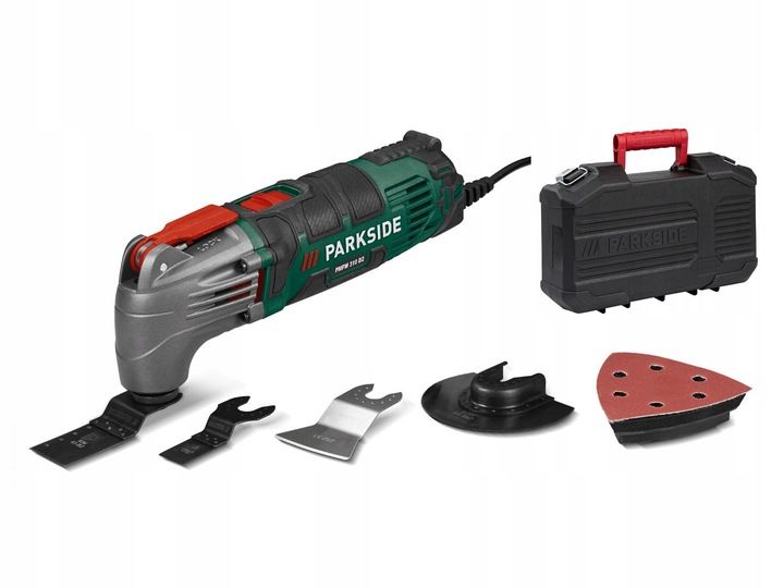 Urządzenie Wielofunkcyjne Parkside 4w1 + Akcesoria