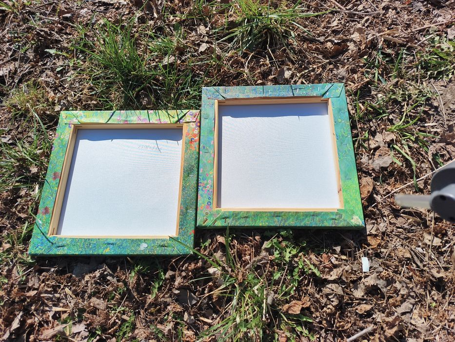 Dwa obrazy na płótnie