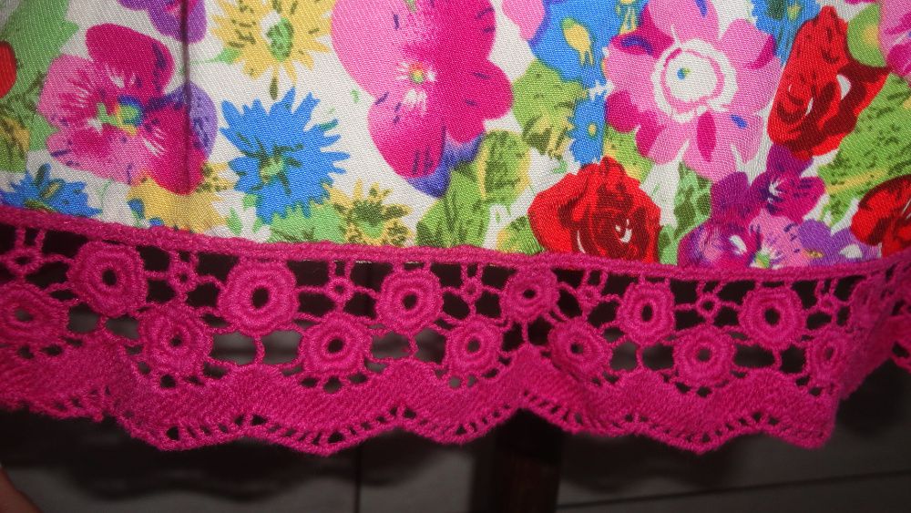 Piękna kolorowa sukienka floral roz. XL