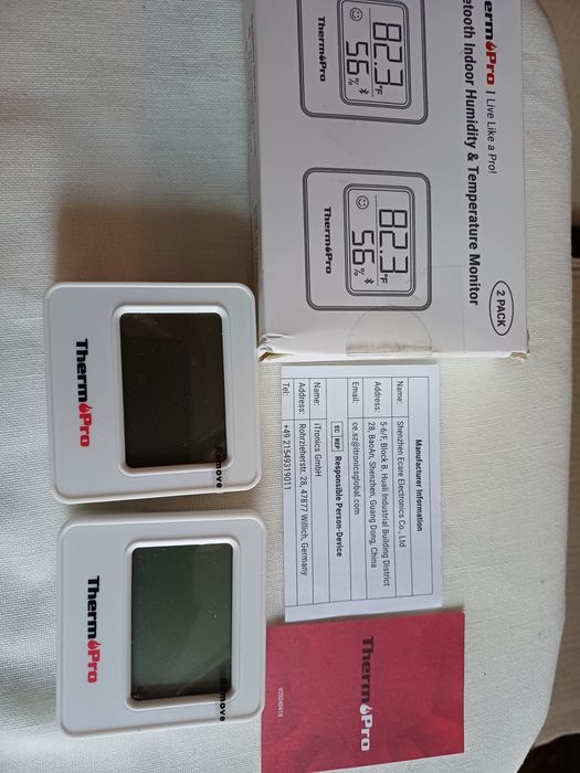 Bluetooth термометри-гігрометри(2шт). НОВІ в плівочці