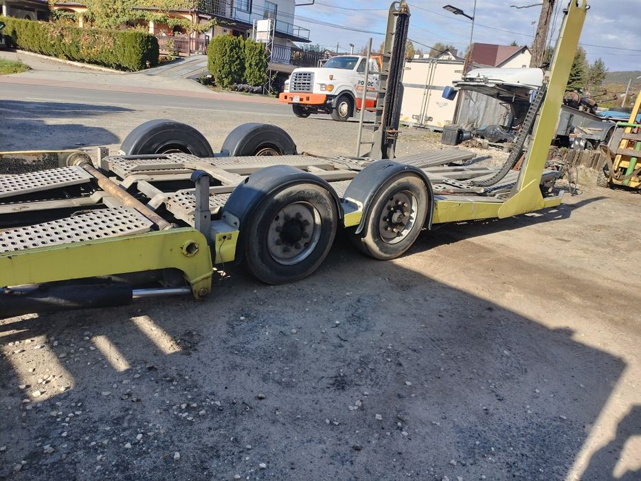 Przyczepa dwuosiowa , cała w ocynku