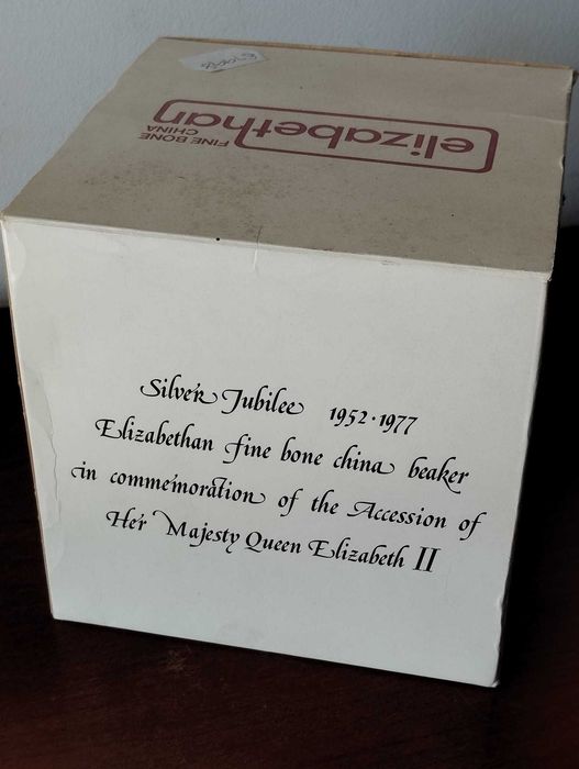 Caneca Aynsley - Jubileu 1977 Rainha Elizabeth