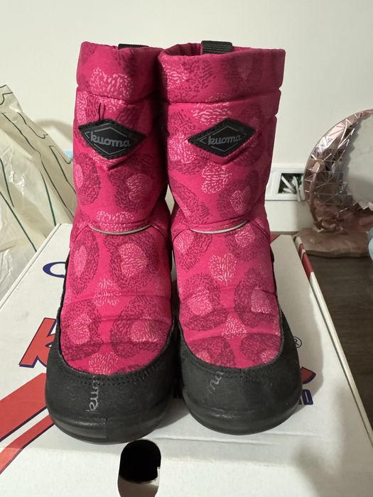 Чобітки сапожки дутіки зимові Kuoma 30 для  дівчинки