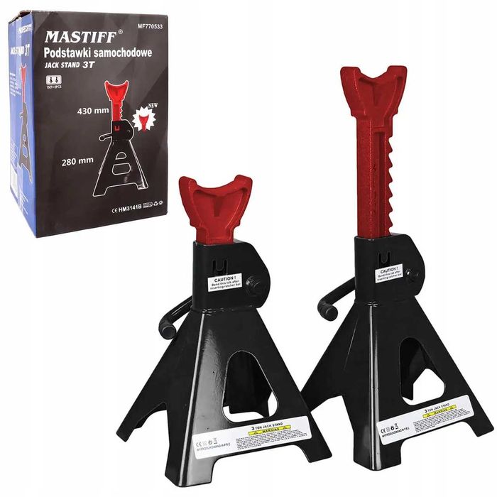 Комплект подставок под машину 3т MASTIFF MF770533