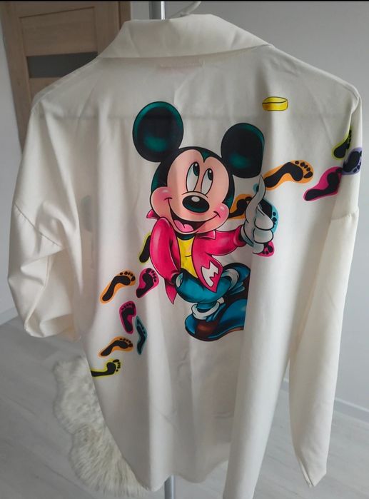 Koszula biała myszka Miki