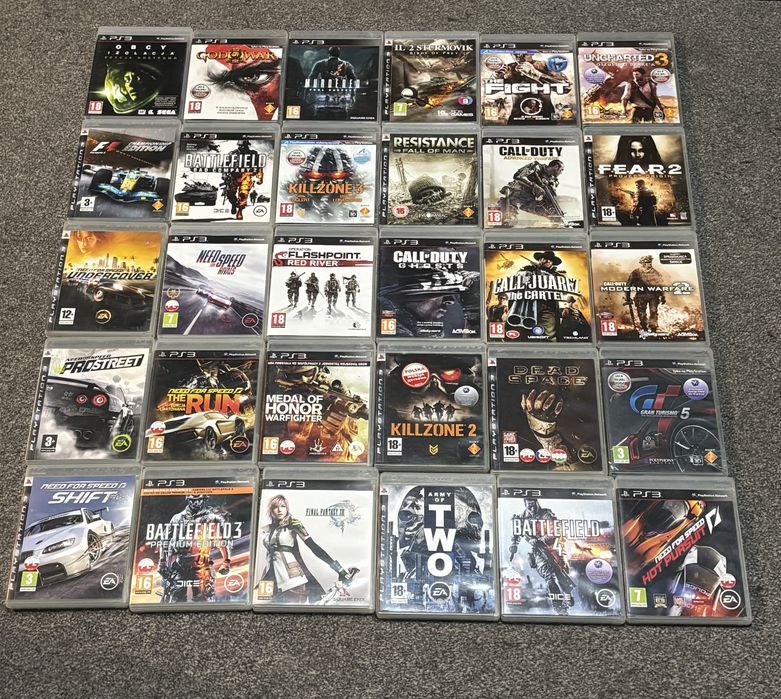 Gry na PS3  od kolekcjonera.