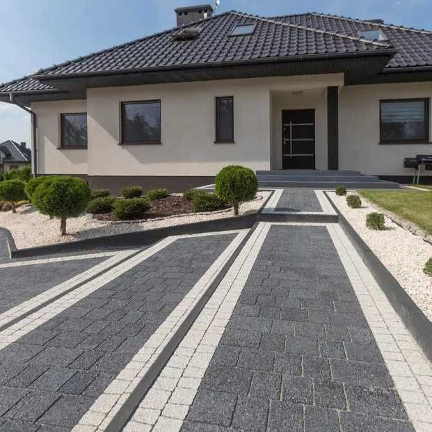 Kostka Brukowa KONTUR 6cm Grano Czarne BRUK-BET