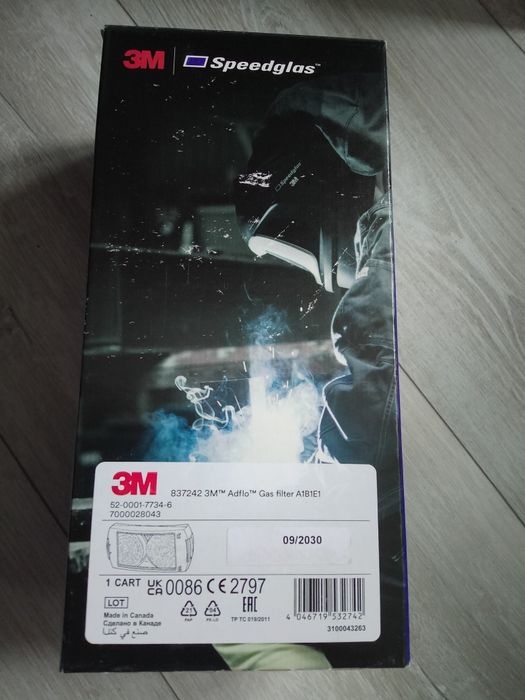 3M  Adflo Gas Filter A1B1E1 Filtr gazu do maski spawalniczej