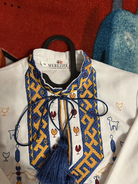Вишиванка вишита сорочка «мережка» + кардиган в подарунок