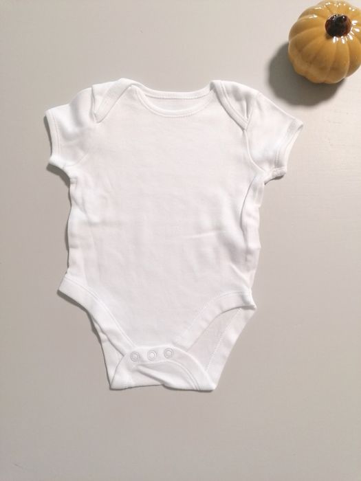 Pack de 2 Bodies Brancos de Bebé Menino