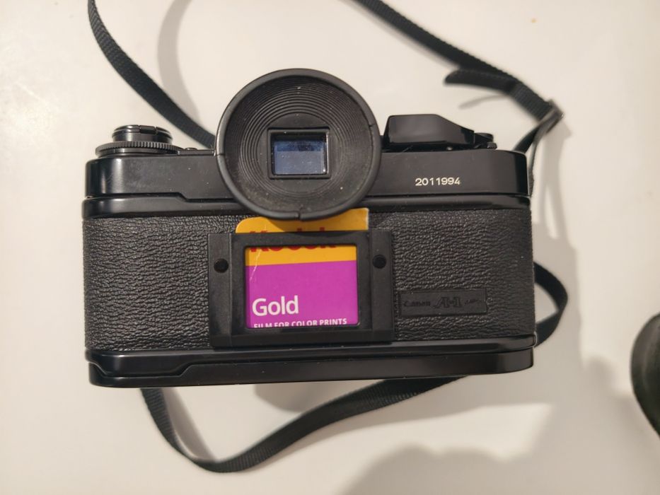 Canon A-1 + Canon FD 50mm 1.4 + Canon Motor Driver MA + canon Baterry pack MA