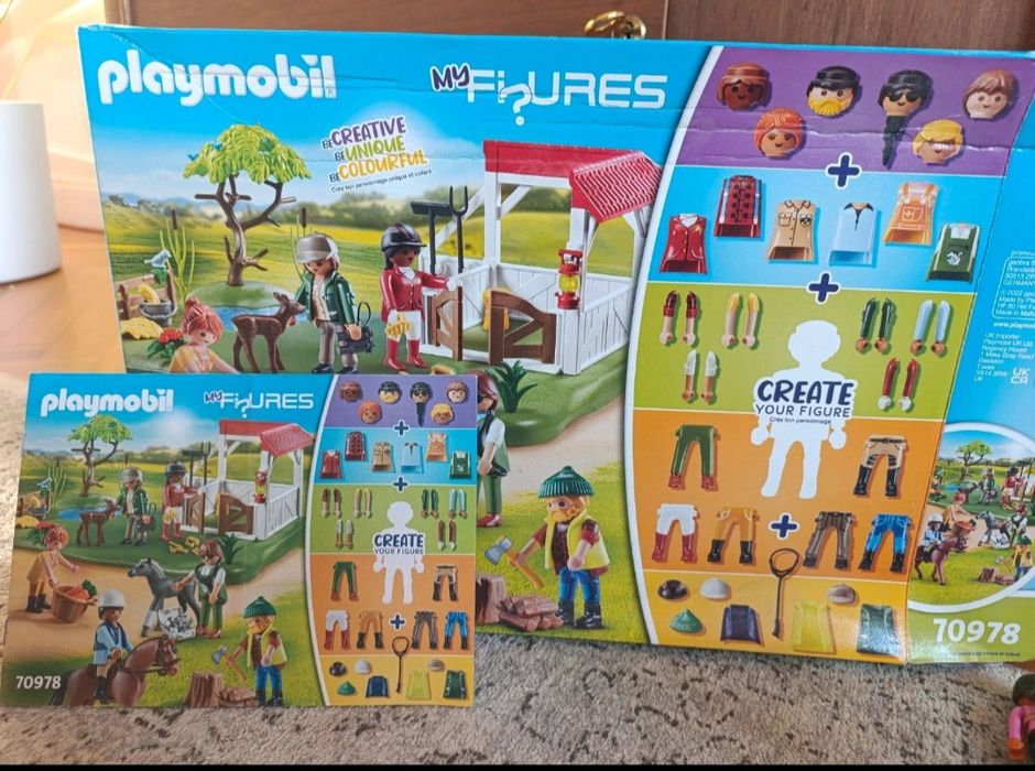 Playmobil dwa zestawy: 70978 ranczo i 6929 myjnia