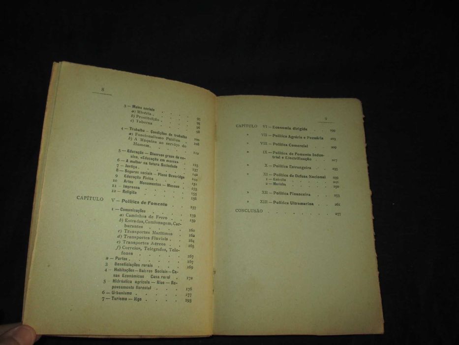 Livro Política de Amanhã Carlos de Sá Cardoso 1945