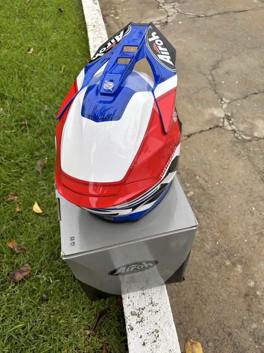 capacete airoh twist 2.0 shaken blue gloss