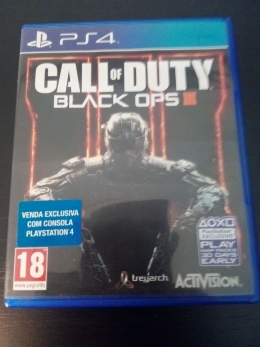 PS4 CALL DUTY - Black Ops 3 C/Selo Igac