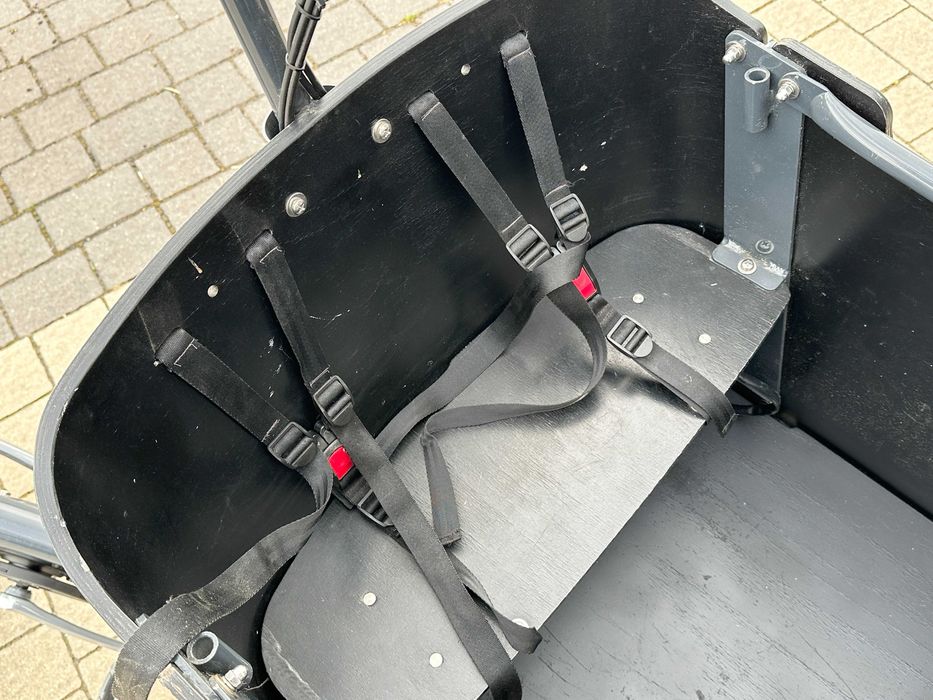 Rower elektryczny z przyczepką przednią RYKSZA cargo riksza