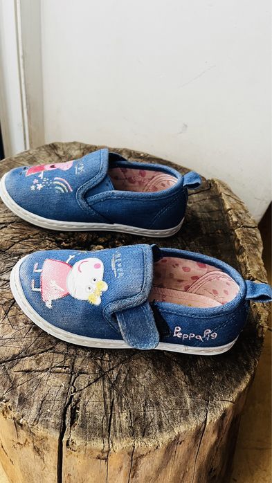 Джисовые мокасины тапочки свинка Peppa