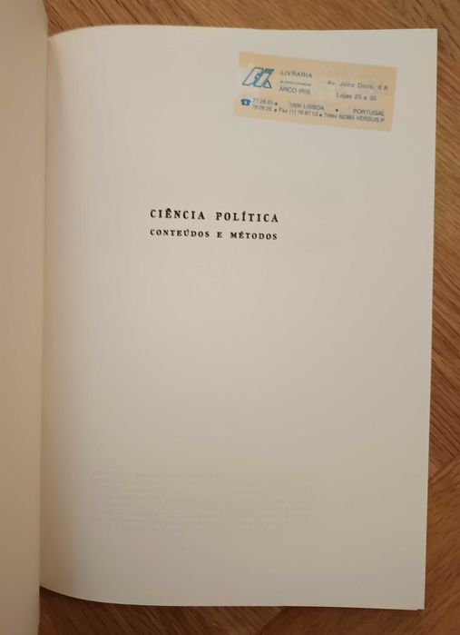 Ciência Política - Marcelo Rebelo de Sousa (portes incl.)