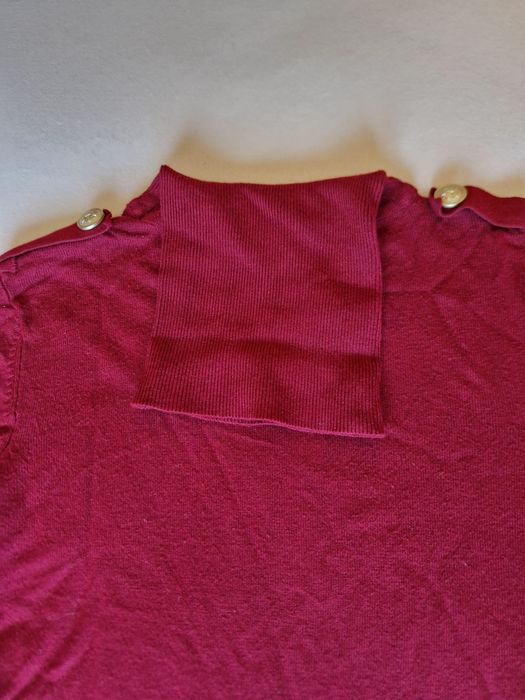 Camisola malha manga comprida com gola alta