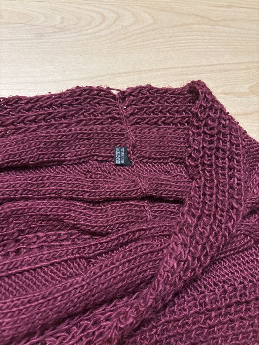 Szal / komin bordowy