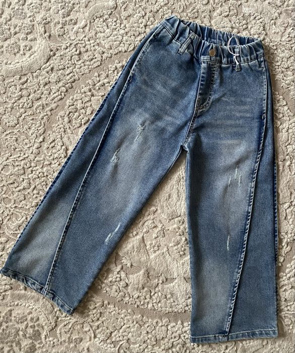 Демісезонні джинси палаццо на/для дівчинки/девочки 110-140