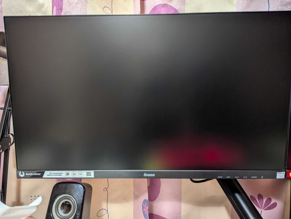 dwa monitory iiyama G-Master 24,5" 1080p - 165Hz + 75Hz - komplet